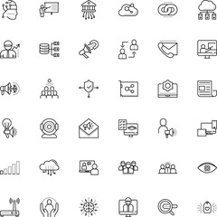communication vector icon set such as: organ, giving, choice, router, paper, cloudscape, lock, rechargeable, power, wi, protect, data architecture, complex, lead, networking, shield, strength