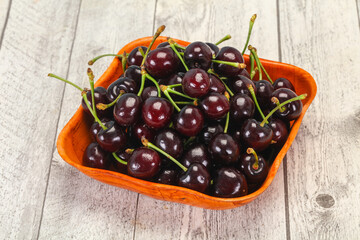 Ripe sweet tasty cherry  berry