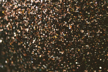 Bright Golden Brown Background Texture Broken Glass Starry Sky Scenery Design Style Horizontal Position