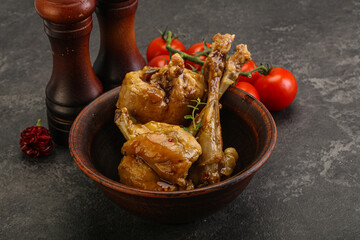 Rabbit stew in spicy sauce