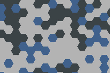 Fototapeta premium flat hexagon pattern material background
