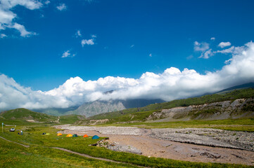 landscape with sky and clouds