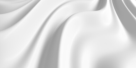 Fototapeta premium White abstract liquid wavy background