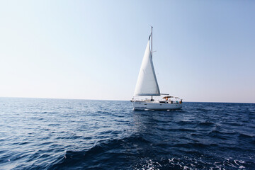 sailboat on the sea