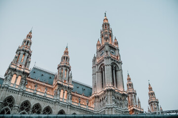 Torre del reloj del ayuntamiento de VIena