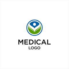 Green Leaf Logo Design Representing Health, Fitness, and Lifestyle with a Focus on Nature and Wellness