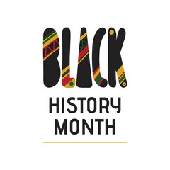 Black history month. African American History. Celebrated annual.