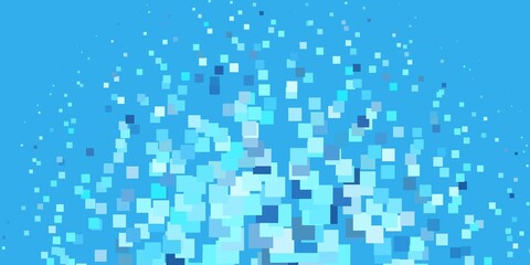 Light BLUE vector layout with lines, rectangles.