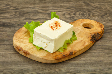 Greek traditional soft feta cheese