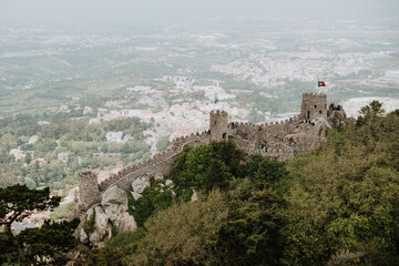 Muralla Castelo dos Mouros en Sintra