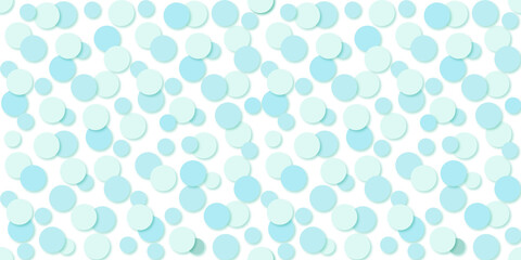 seamless pattern with circles, blue shades background