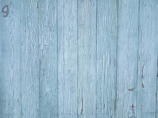 Blue wood texture background surface with old natural pattern