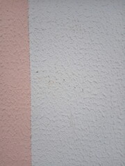 scarlet pink and gray paint old cracked concrete background, cement wall background 