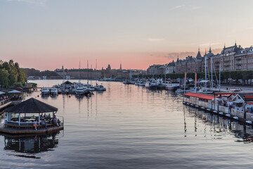 Fototapeta na wymiar Stockholm sunset
