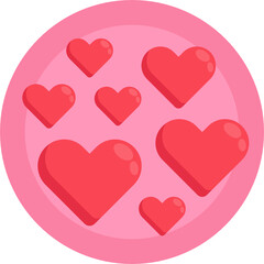 Heart Icon. Love Icon. Valentines. Vectors.