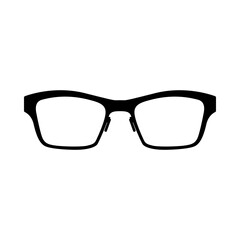 Fototapeta premium Business Woman Glasses Icon