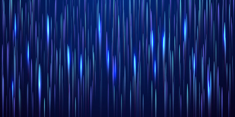 Digital geometric blue lines streams visual optic technology, speed concept.