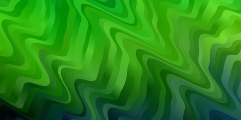 Fototapeta premium Light Blue, Green vector template with wry lines.