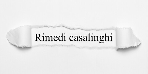 Rimedi casalinghi 