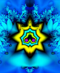 Fototapeta premium Computer generated abstract colorful fractal artwork