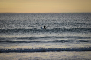 Fototapeta premium surfer on the beach