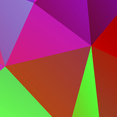 Abstract Color Polygon Background Design, Abstract Geometric Origami Style With Gradient