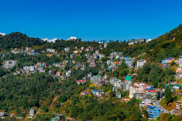 Fototapeta na wymiar Beautiful Gangtok City