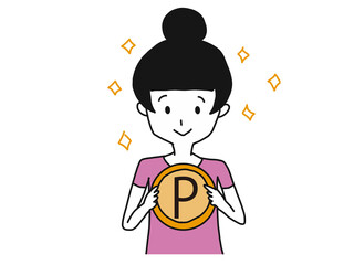 ポイント　モノクロ