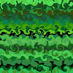 abstract shades of green image representing meadows fields and forests turbulent design