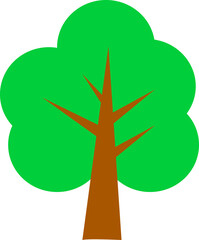 シンプルな可愛い木