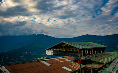View of the Himalayas