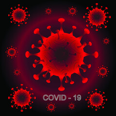Covid 19 Coronavirus Symbol icon vector