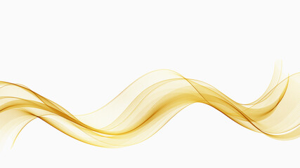 Abstract gold waves Stream wave concept Vector illustration - obrazy, fototapety, plakaty