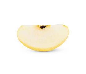 Chinese pear on white background