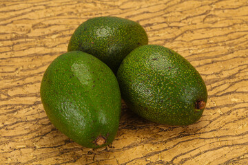 Ripe green dietary avocado - superfood