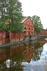 Bypass channel in Kronstadt, Russia