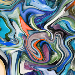 Abstract colorful liquid marble texture design background