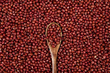 close up of azuki beans background