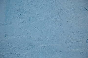 blue painted wall
