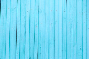 Fototapeta premium The surface of the blue fence for the background