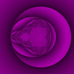 deep purple coloured patterns and geometric designs on a black background