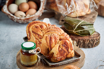 variety of Rustic Breads to take the breakfast. Delicious bread to take with marmalade of meats.