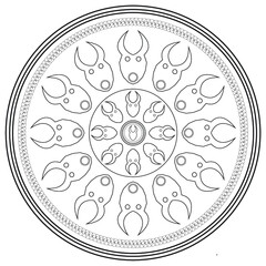 PATTERN MADE FROM SIMPLE USE OF PEN AND ROTATE TOOL