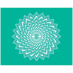 New flower vector design