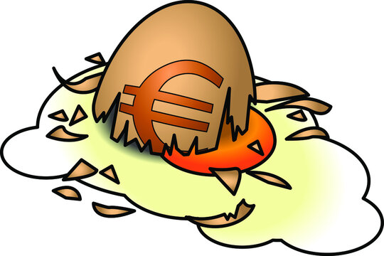 The Euro egg is broken.