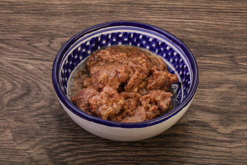 Gurmet venison stew with spices