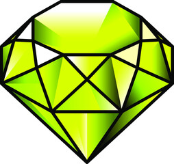Gem stone - olivine/peridot.