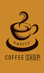 coffee cup icon vector