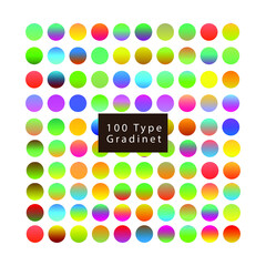 100 type gradient vector eps