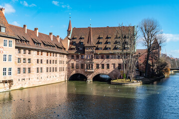 Fototapeta premium Bridge in Nuremberg - Germany